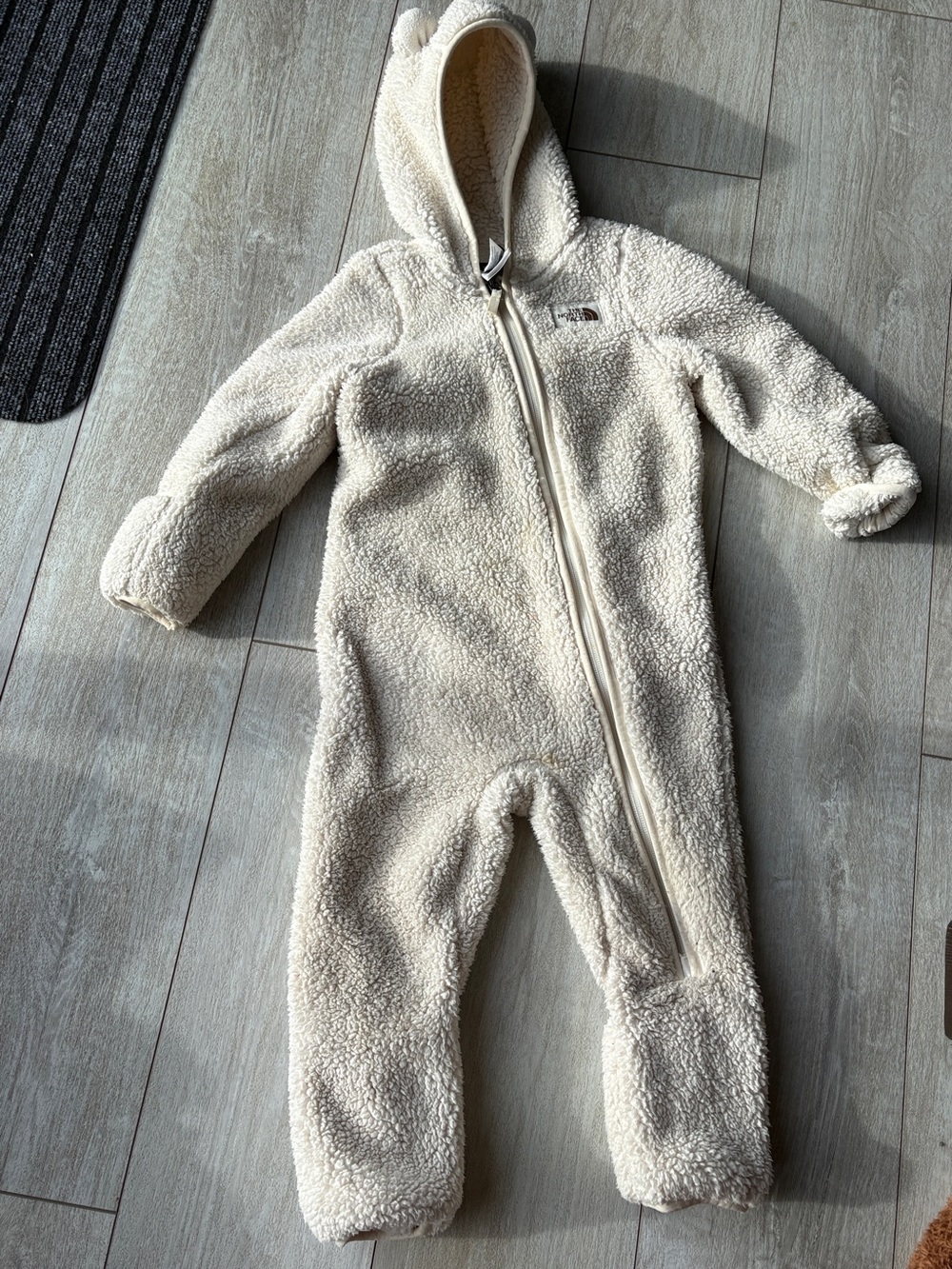 The North Face Sherpa Hooded Kids One-Piece Jumpsuit